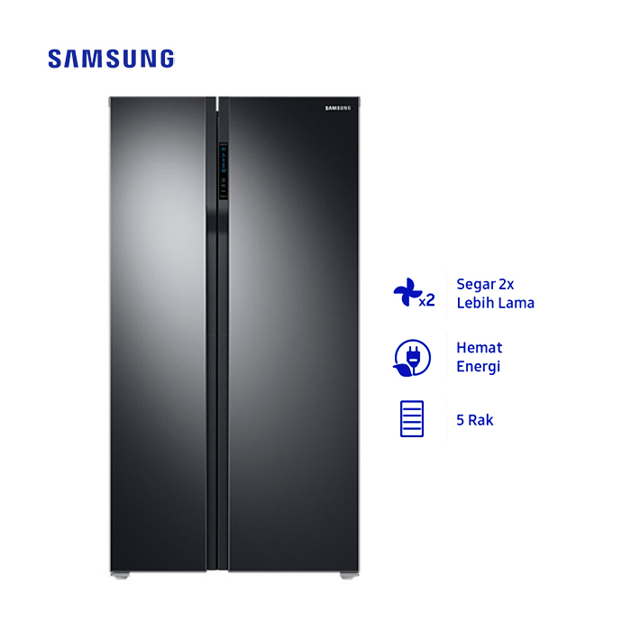 Samsung Kulkas Side By Side 536 L - RS55K50A02C
